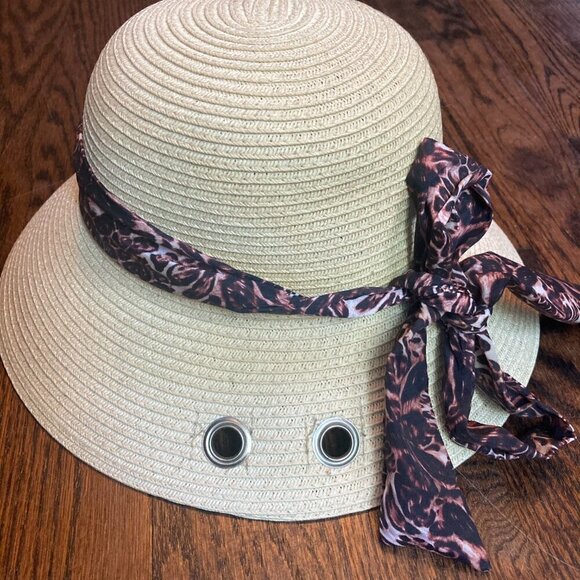 NINE WEST SAFARI SUN HAT ONE SIZE - Picture 2 of 6